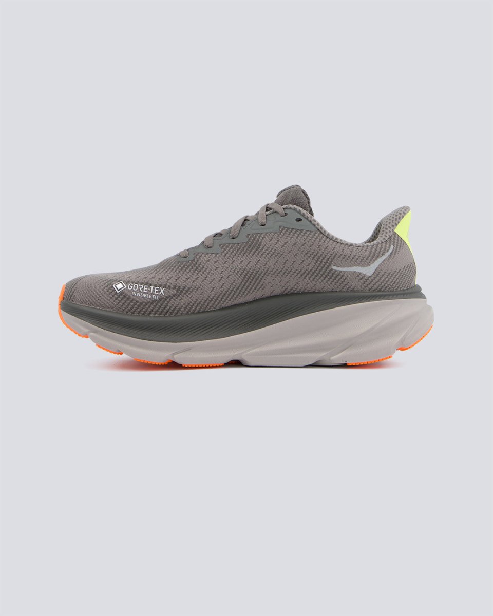 Hoka Clifton 9 Gore-Tex Gris Hombre