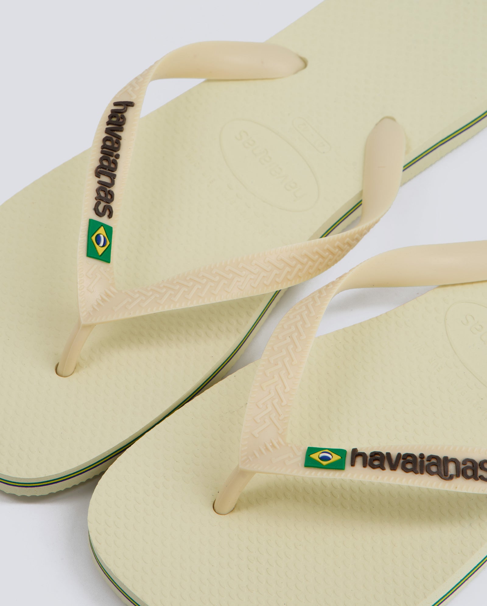 Havaianas Brasil Logo Crema Hombre 4110850-9256