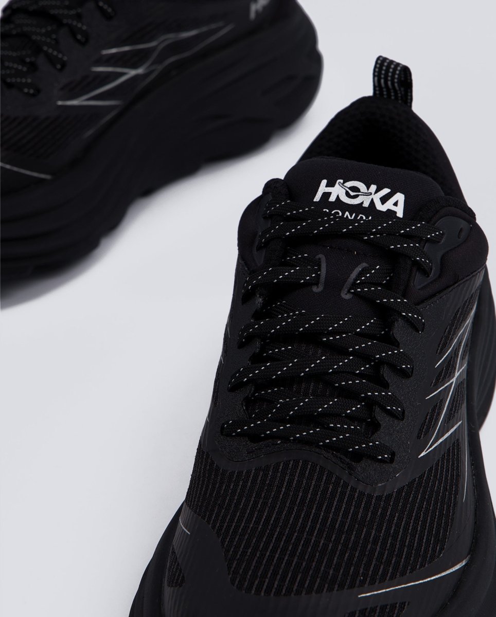 Hoka Bondi 8 TS Caged Negro Hombre 1155391-BKS Zapatillas