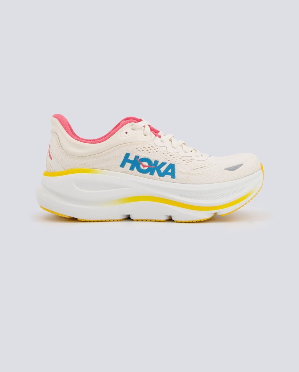 Hoka Bondi 9 Beige Y Amarillo Mujer 1162012-ALB zapatillas