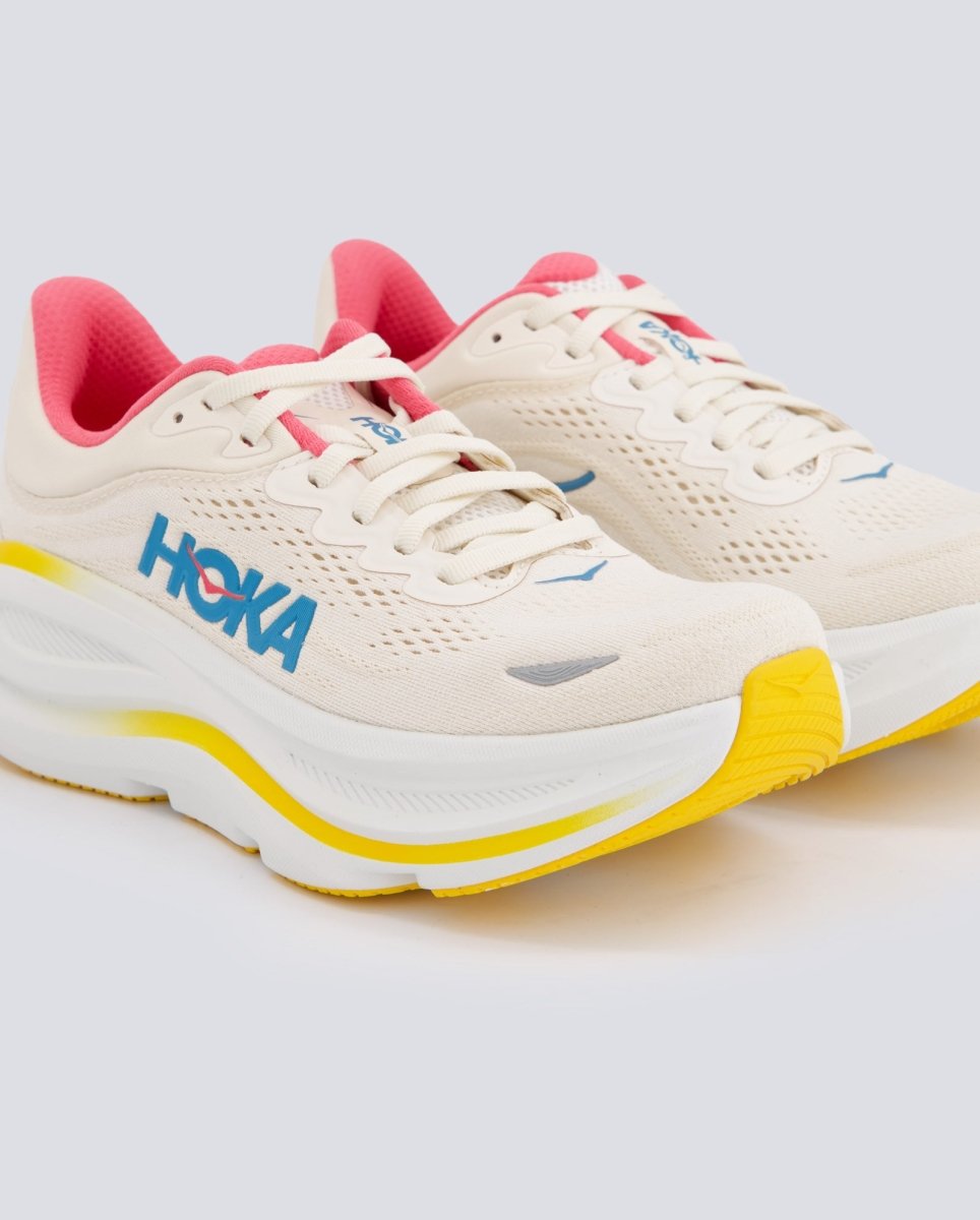 Hoka Bondi 9 Beige Y Amarillo Mujer 1162012-ALB zapatillas