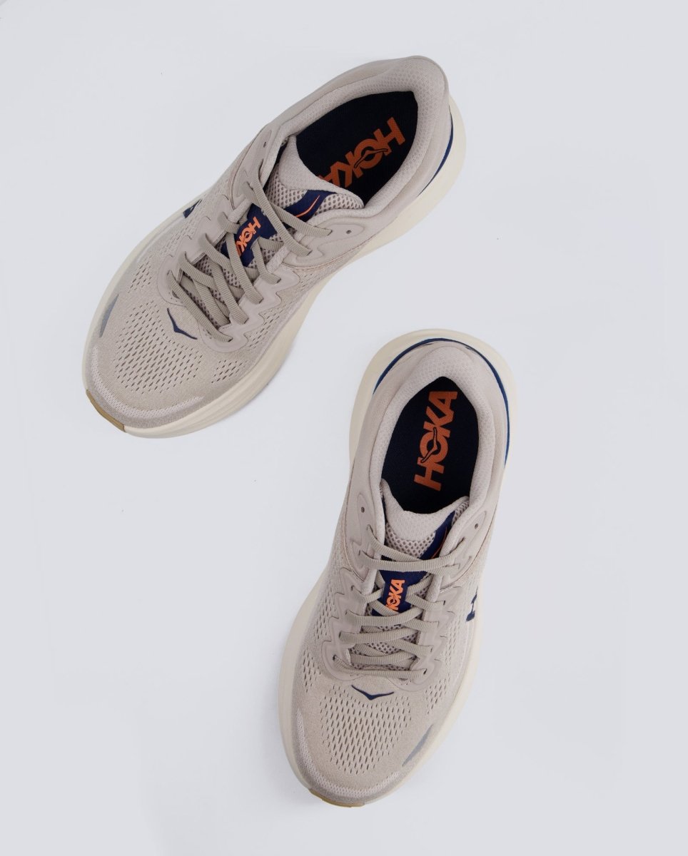 Hoka Bondi 9 Beige y Azul Hombre 1162011-SCC Zapatillas