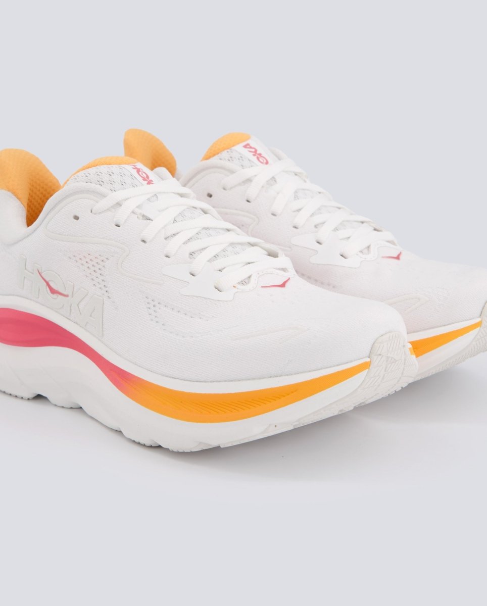 Hoka Clifton 10 Blanco Y Amarillo Mujer 7473321 zapatillas