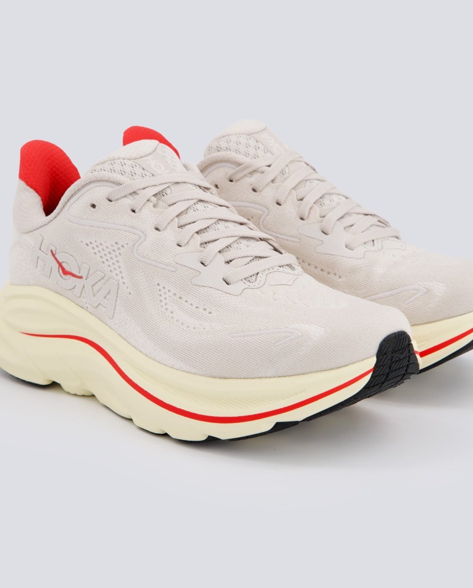 Hoka Clifton 10 Gris Y Rojo Mujer 7453321 zapatillas