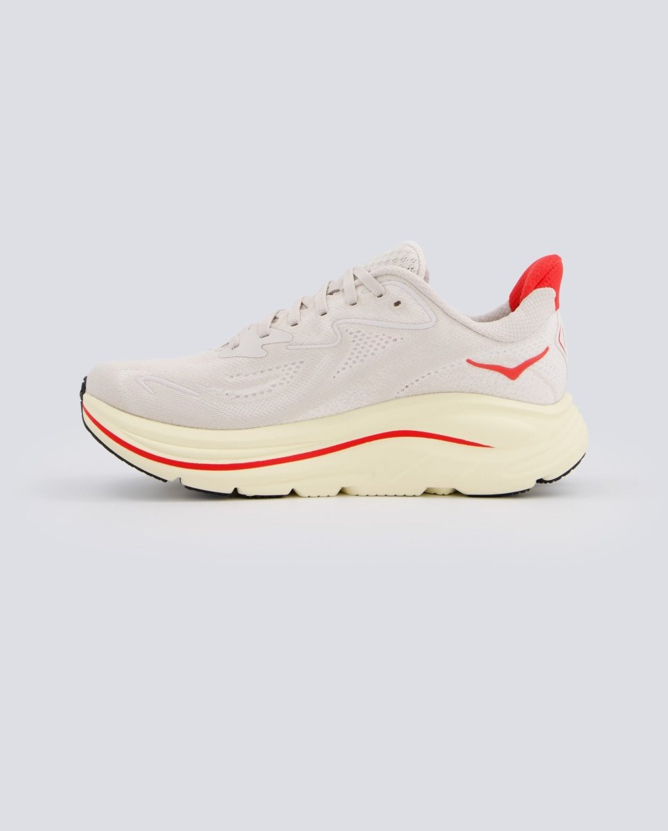 Hoka Clifton 10 Gris Y Rojo Mujer 7453321 zapatillas