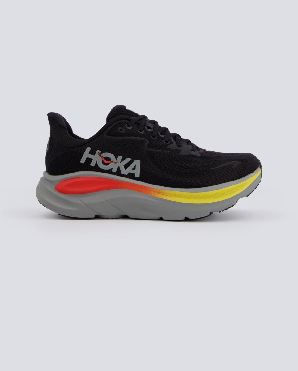 Hoka Clifton 10 Negro Y Amarillo Hombre 8497833 zapatillas