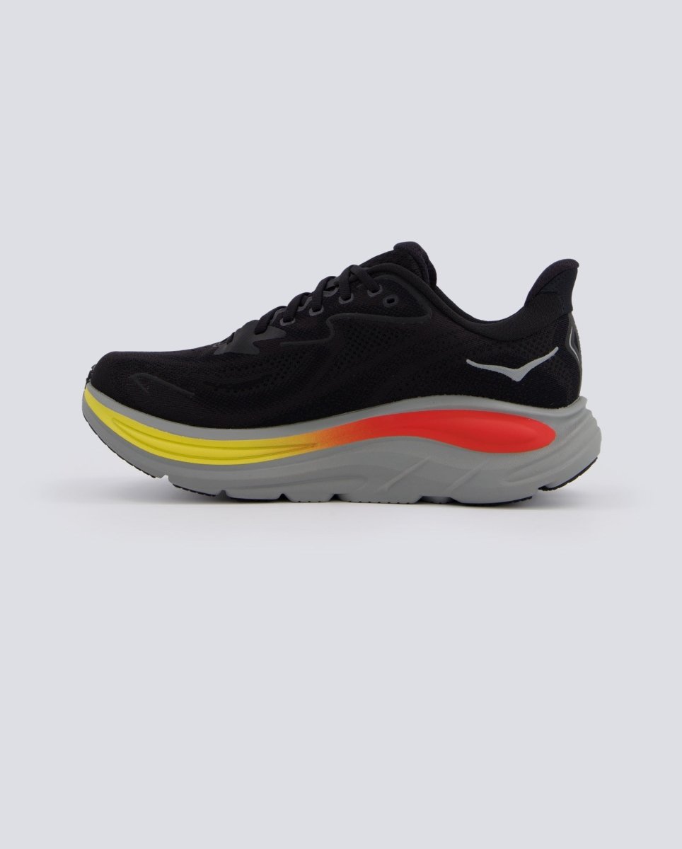 Hoka Clifton 10 Negro Y Amarillo Hombre 8497833 zapatillas