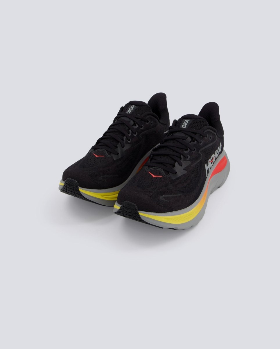 Hoka Clifton 10 Negro Y Amarillo Hombre 8497833 zapatillas