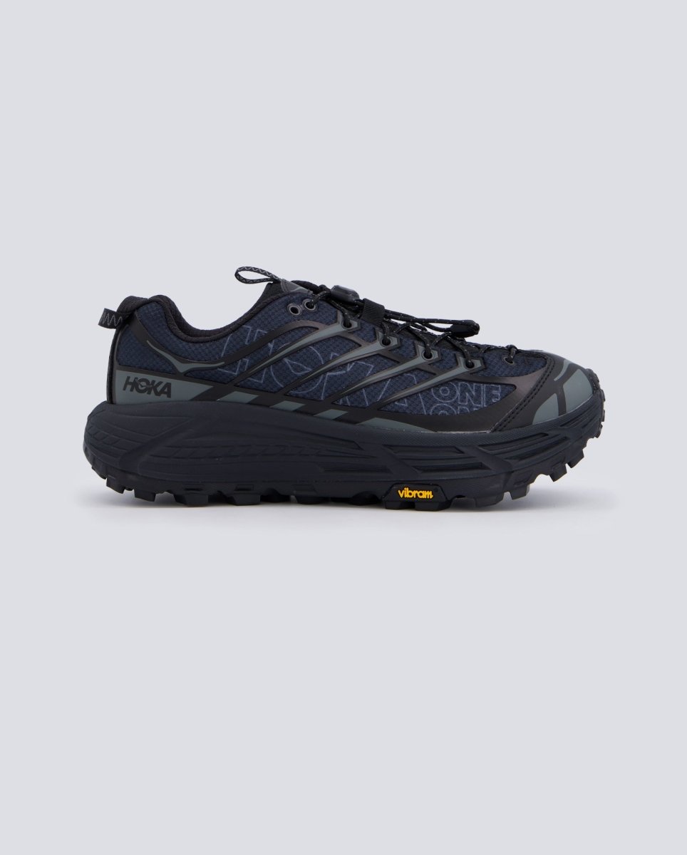 Hoka Mafate Three2 Wordmark Negro Hombre 1175490-BCK zapatillas