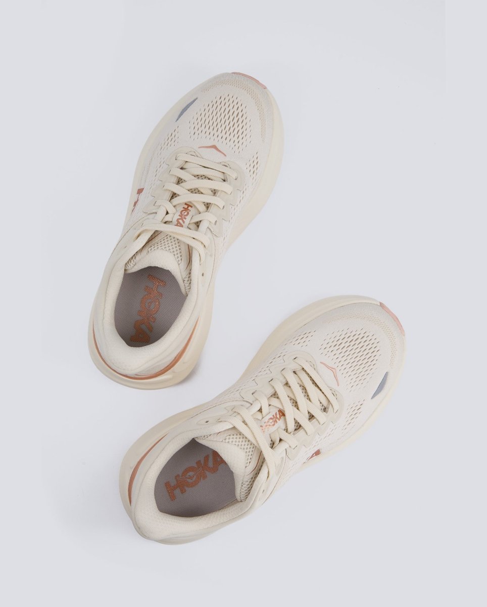 Hoka W Bondi 9 Beige Mujer 1162012-OSG Zapatillas
