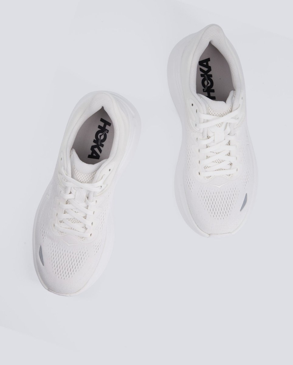 Hoka W Bondi 9 Blanco Mujer 1162012-WWH Zapatillas