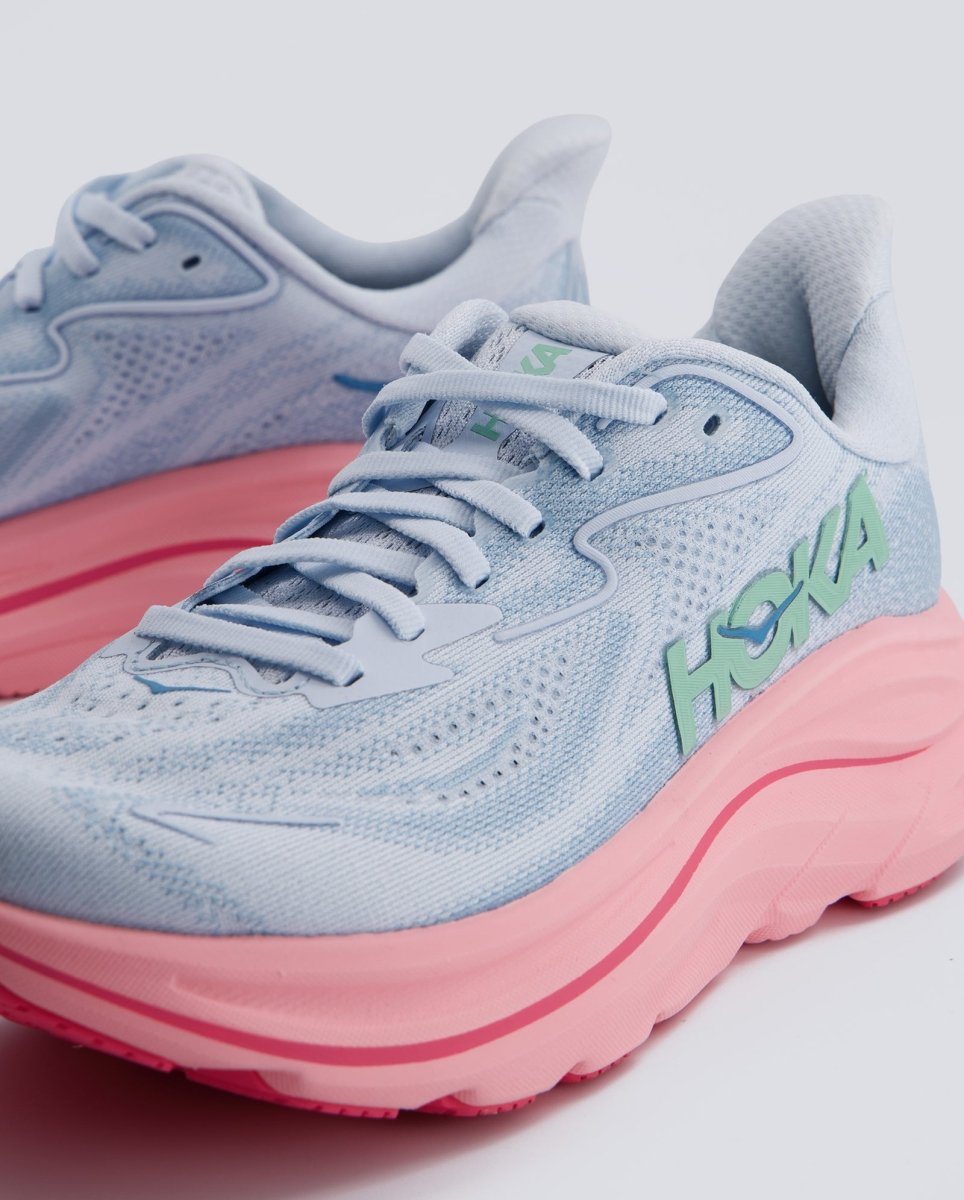 Hoka W Clifton10 Rosa y Azul Mujer 1162031-OTP Zapatillas