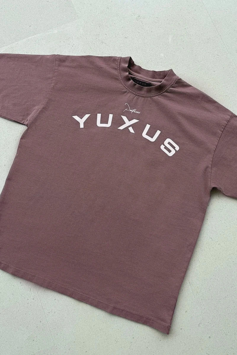 Camiseta Yuxus Grape Patterns Granate Unisex