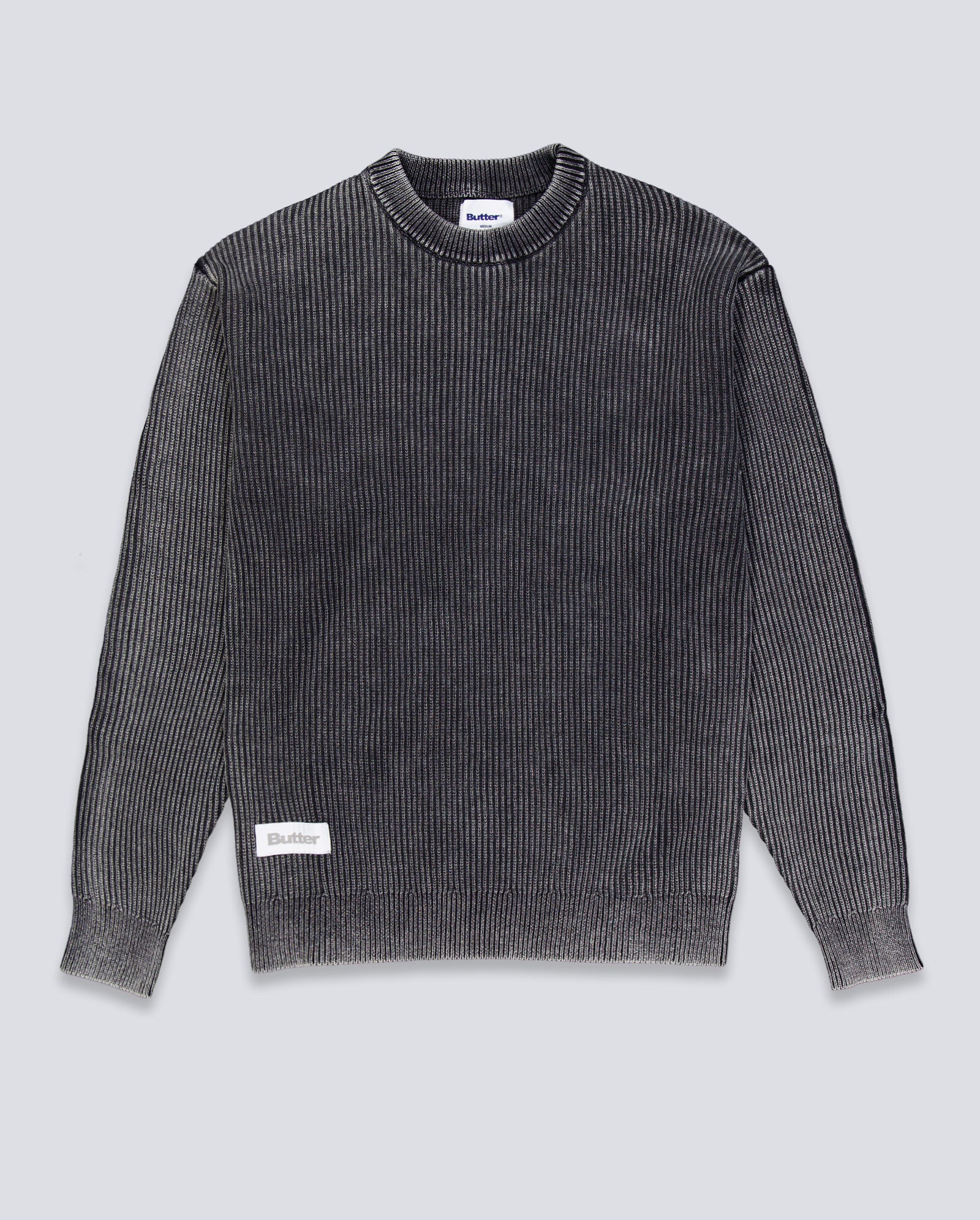 Jersey Butter Goods Bleach Knit Sweater Negro Unisex BGQ3253102