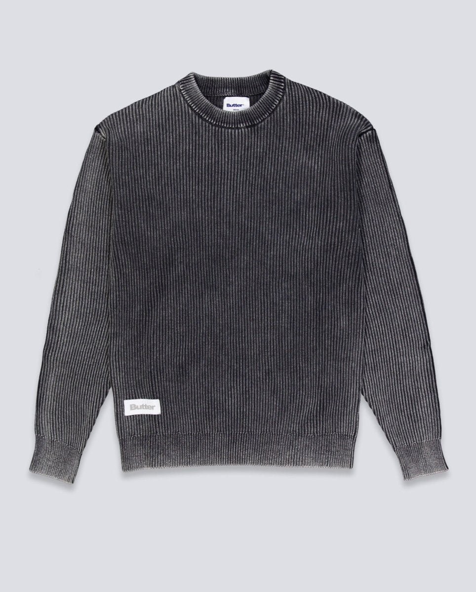 Jersey Butter Goods Bleach Knit Sweater Negro Unisex BGQ3253102