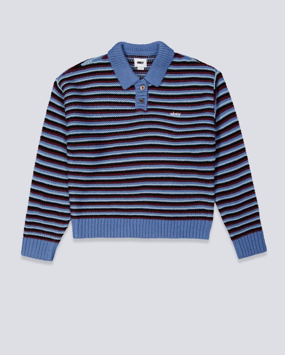 Jersey Obey Colette Polo Azul Mujer 251000148