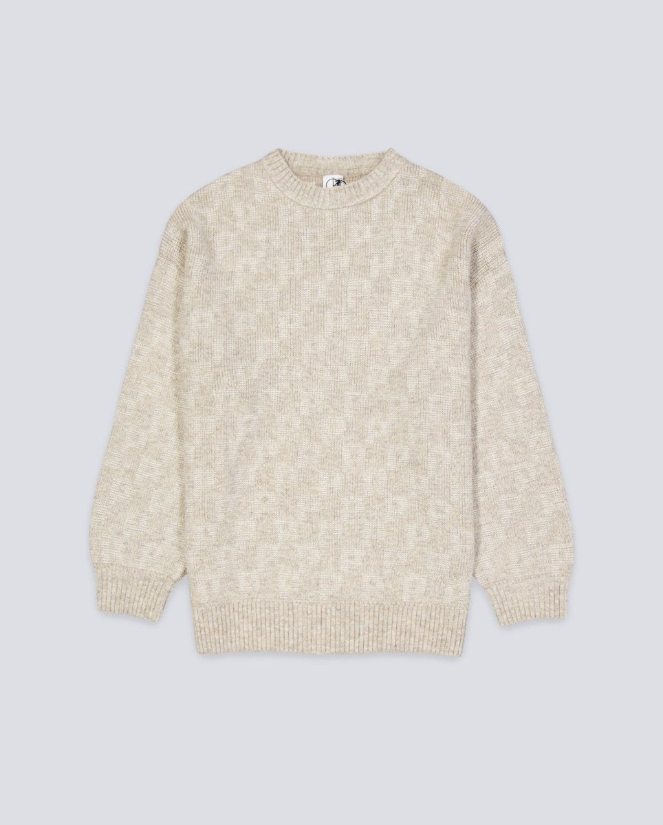 Jersey Polar Skate Co George P Pattern Beige Unisex POLARFW25-09