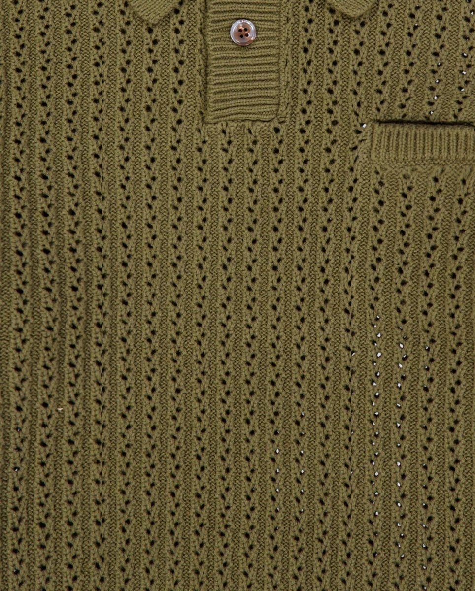 Jersey Polo Obey Duane Verde Hombre 151000112-TLF