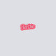 Jibbitz Crocs Barbie Retro Logo Rosa Unisex