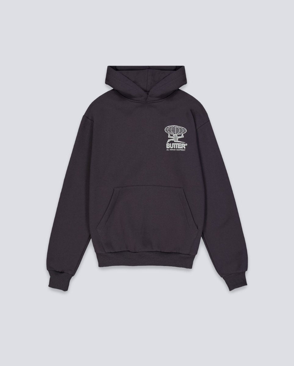 Sudadera Butter Goods Terrain Negra Unisex