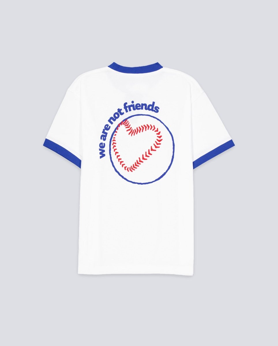Camiseta We Are Not Friends National Sport Blanco Y Azul Unisex
