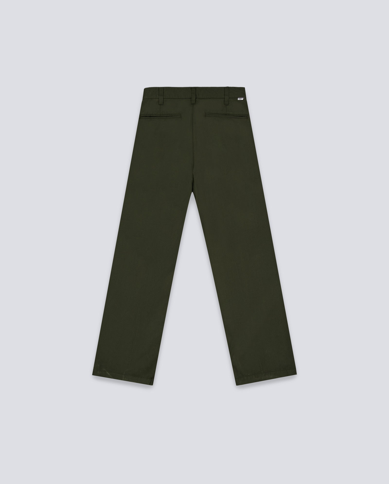 Pantalón Obey Armel Pleated Verde Hombre
