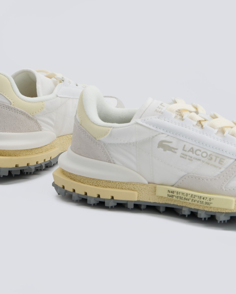 Lacoste Elite Active Blanco Amarillo Mujer 50SFA0076-2H8