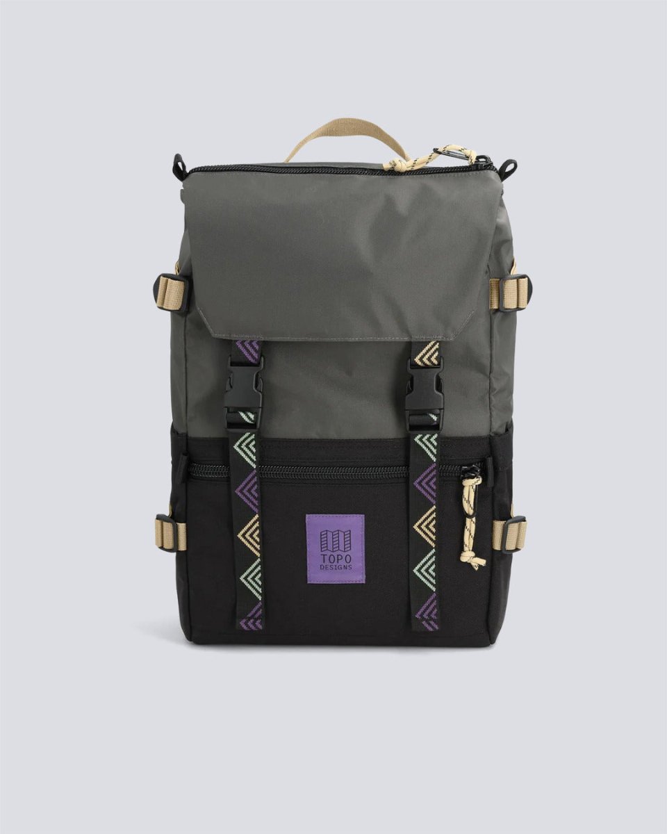 Mochila Topo Designs Rover Pack Classic Gris Y Negro Unisex 932436-ASPHALT-BLACK