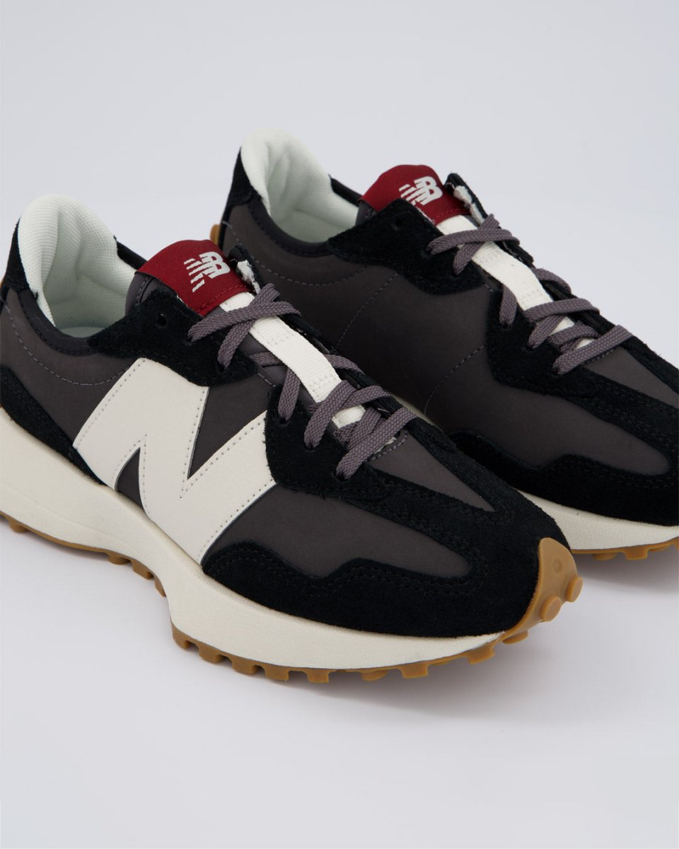 New Balance 327 Negro Y Gris Mujer Zapatillas