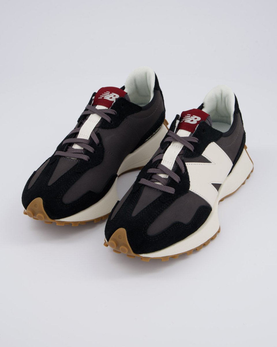 New Balance 327 Negro Y Gris Mujer Zapatillas