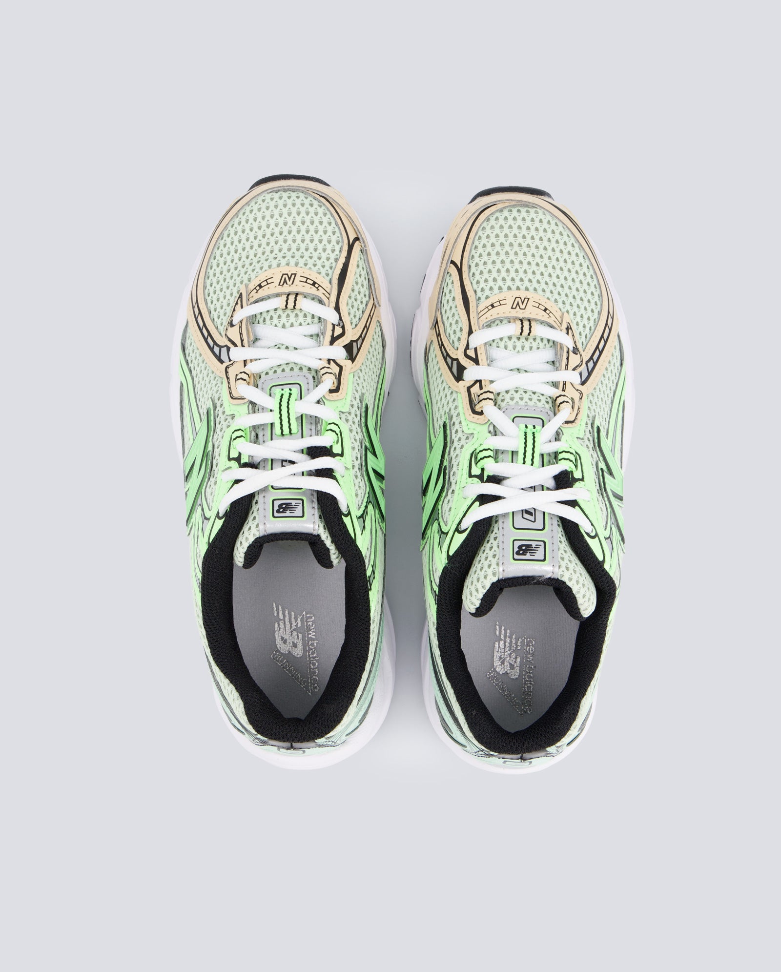 New Balance 740 Verde Y Naranja Mujer U740YC2 zapatillas