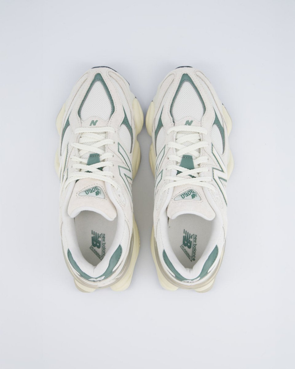 New Balance 9060 Crema Y Verde Hombre U9060EEI Zapatillas