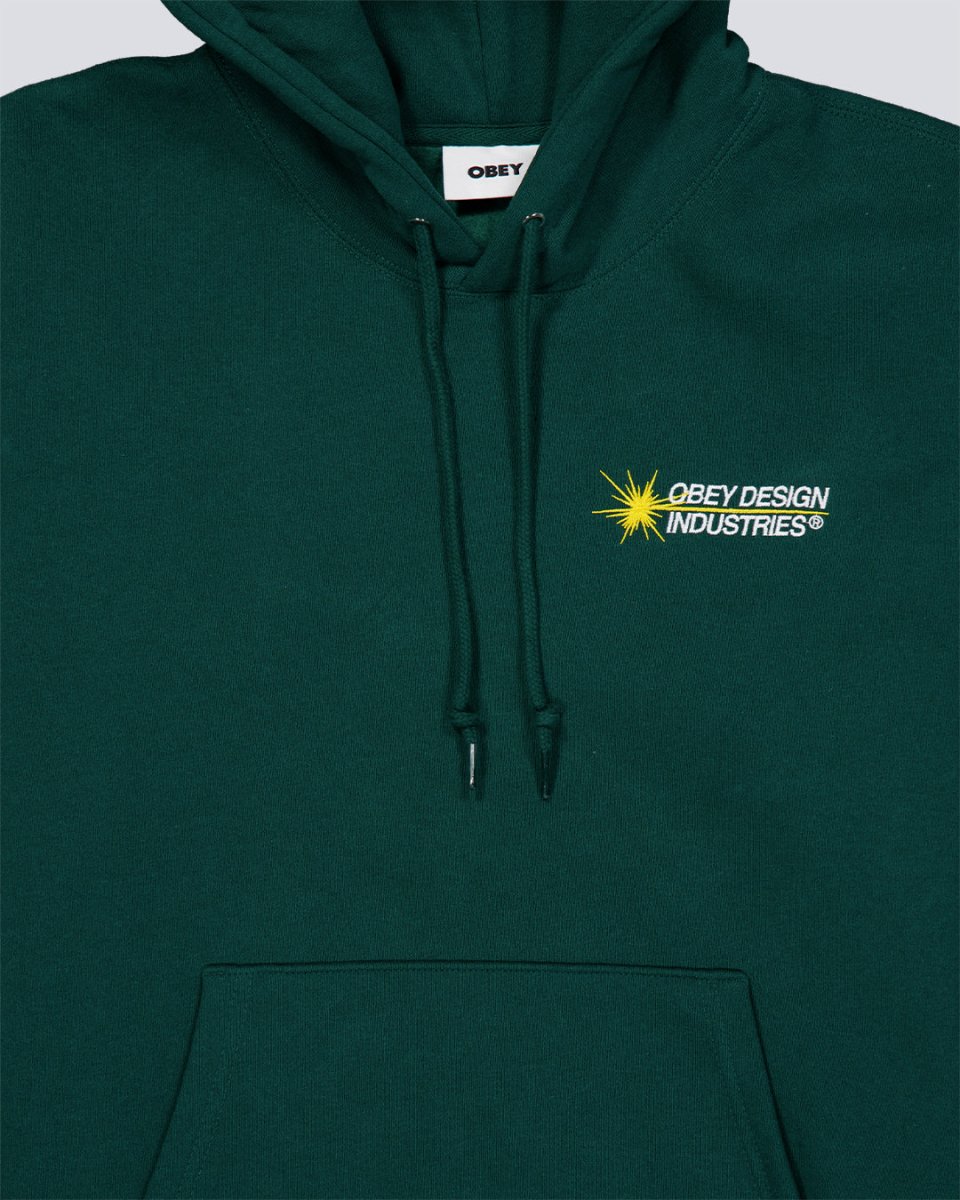 Sudadera Obey Industries Verde Unisex