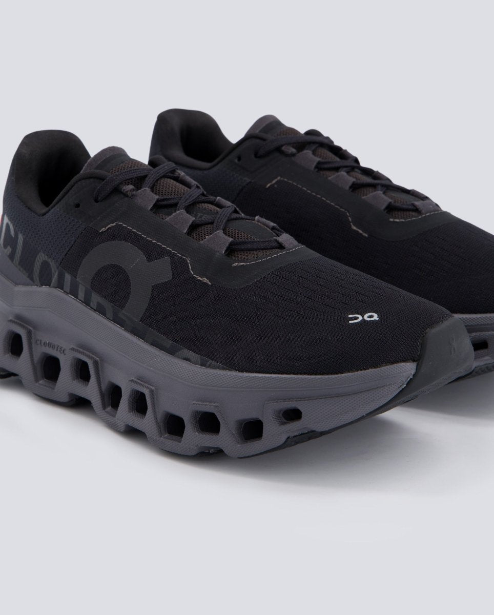 On Cloudmonster Negro Y Gris Mujer 6.199.024