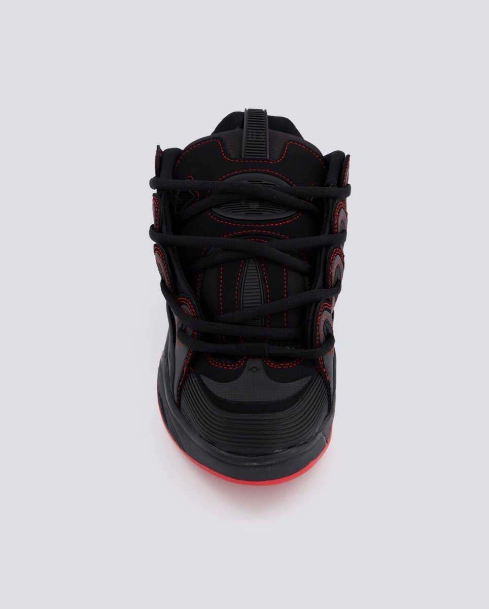 Osiris D3 2001 Negro Y Rojo Hombre 1141-2414 zapatillas