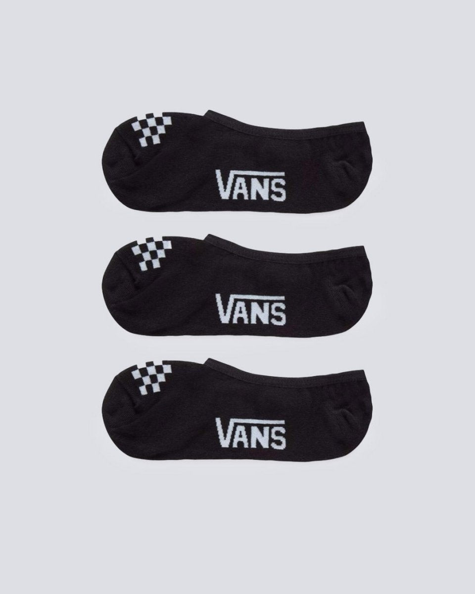 Pack 3 Calcetines Tobilleros Vans Negro Unisex VN0A48HDY281