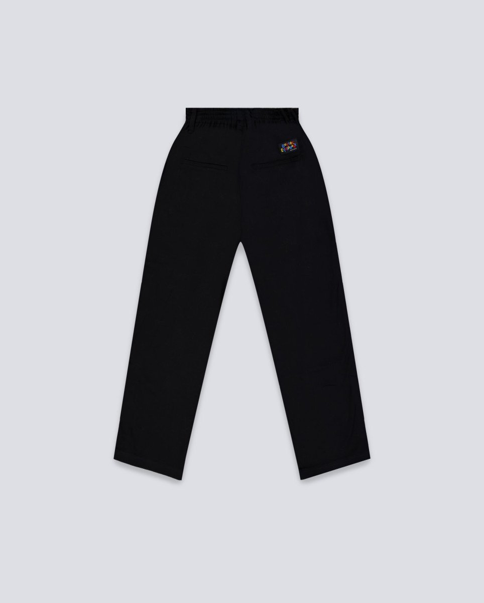 Pantalón Butter Goods Wide Leg Negro Hombre BGQ3255602