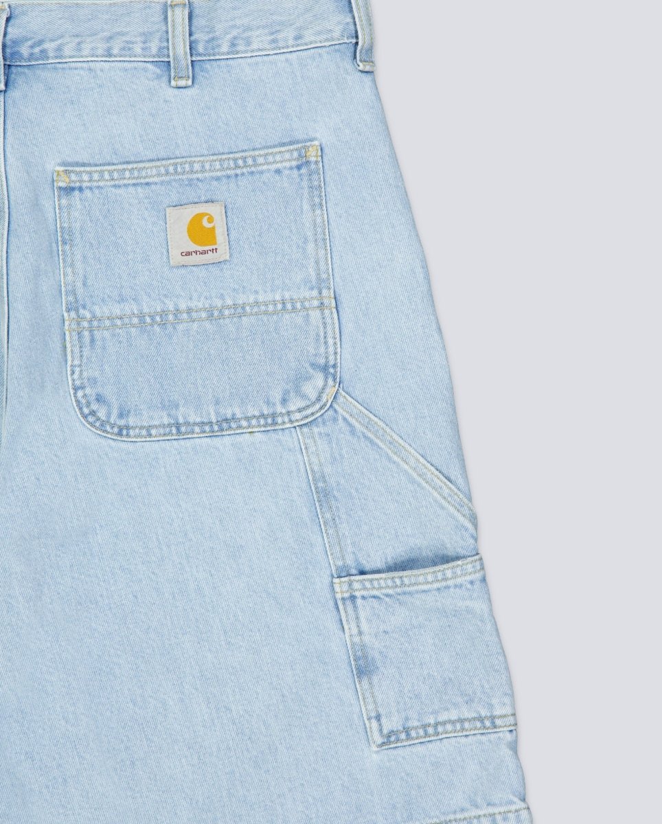 Pantalón Corto Carhartt WIP Double Knee Azul Claro Hombre I034867-01A3