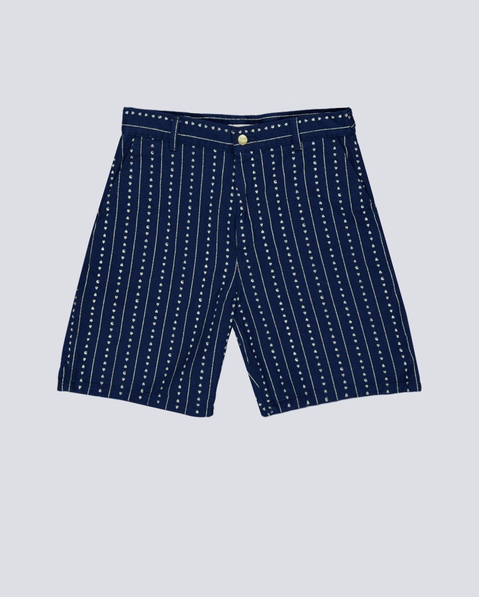 Pantalón Corto Carhartt Wdrewe Corazones Azul Mujer I034834-2RU02