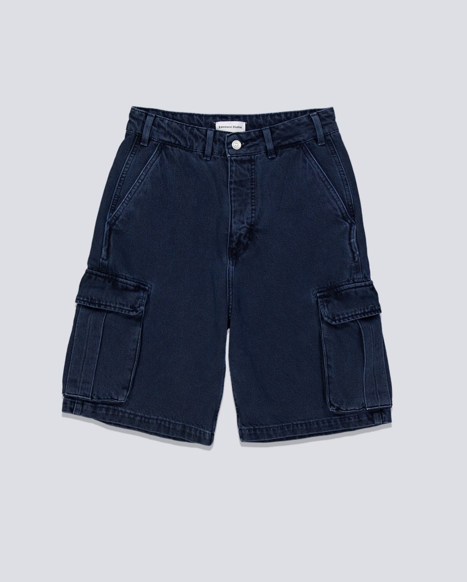 Pantalón Corto Edmmond Studios Cargo Short Azul Hombre