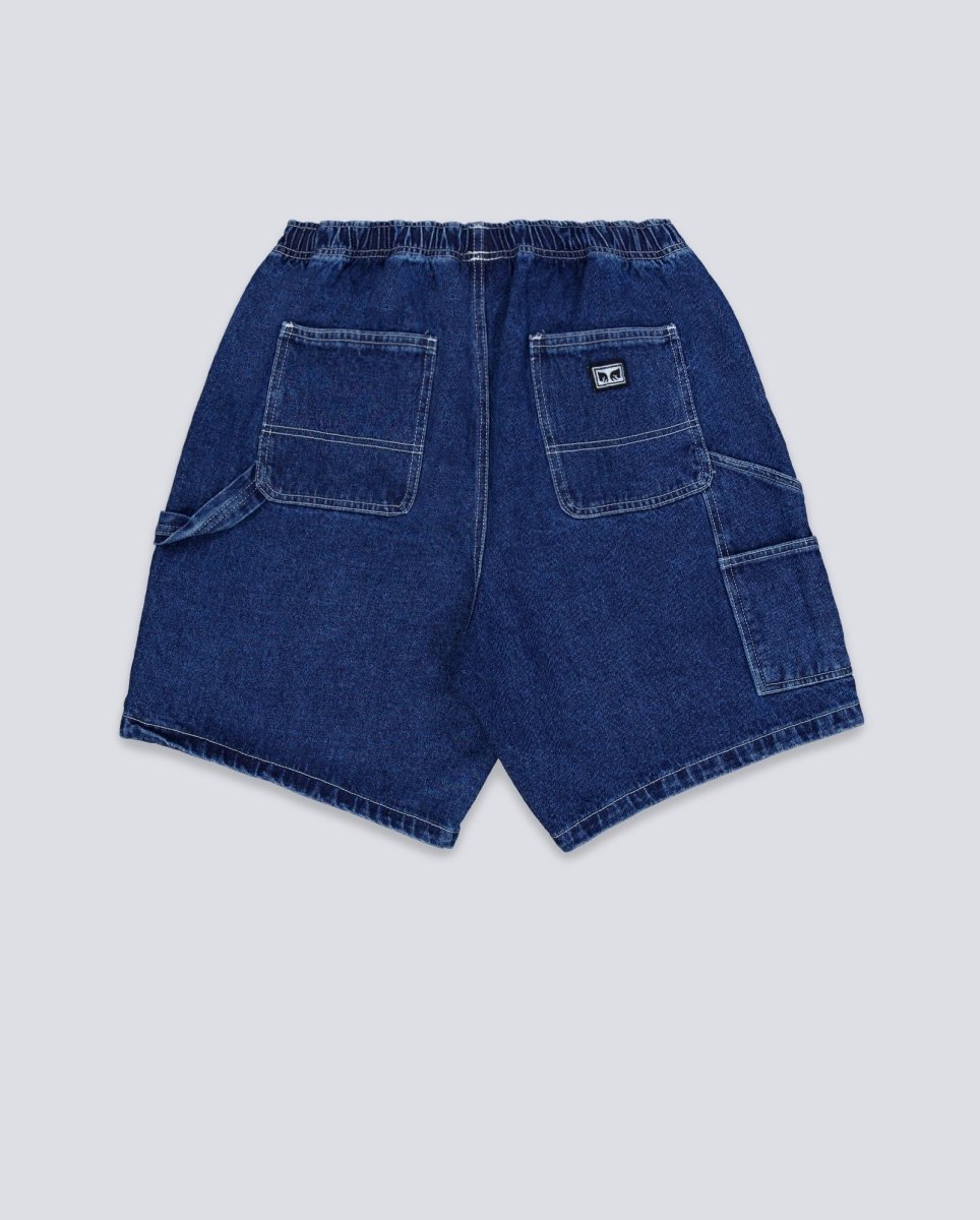 Pantalón Corto Obey Easy Denim Carpenter Azul Hombre 172120079-STN