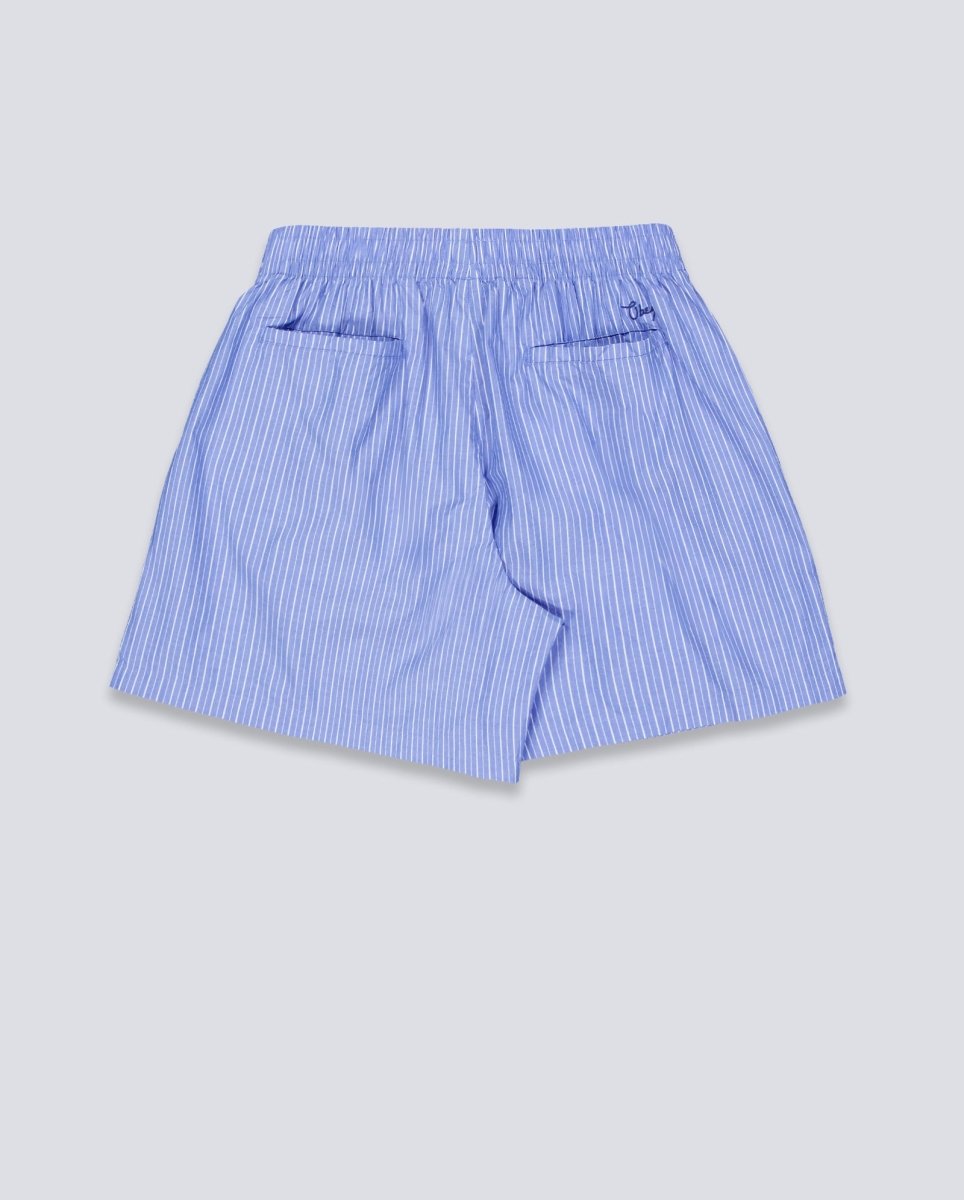 Pantalón Corto Obey Leisure Stripe Azul Multicolor Mujer 272120111-BMU