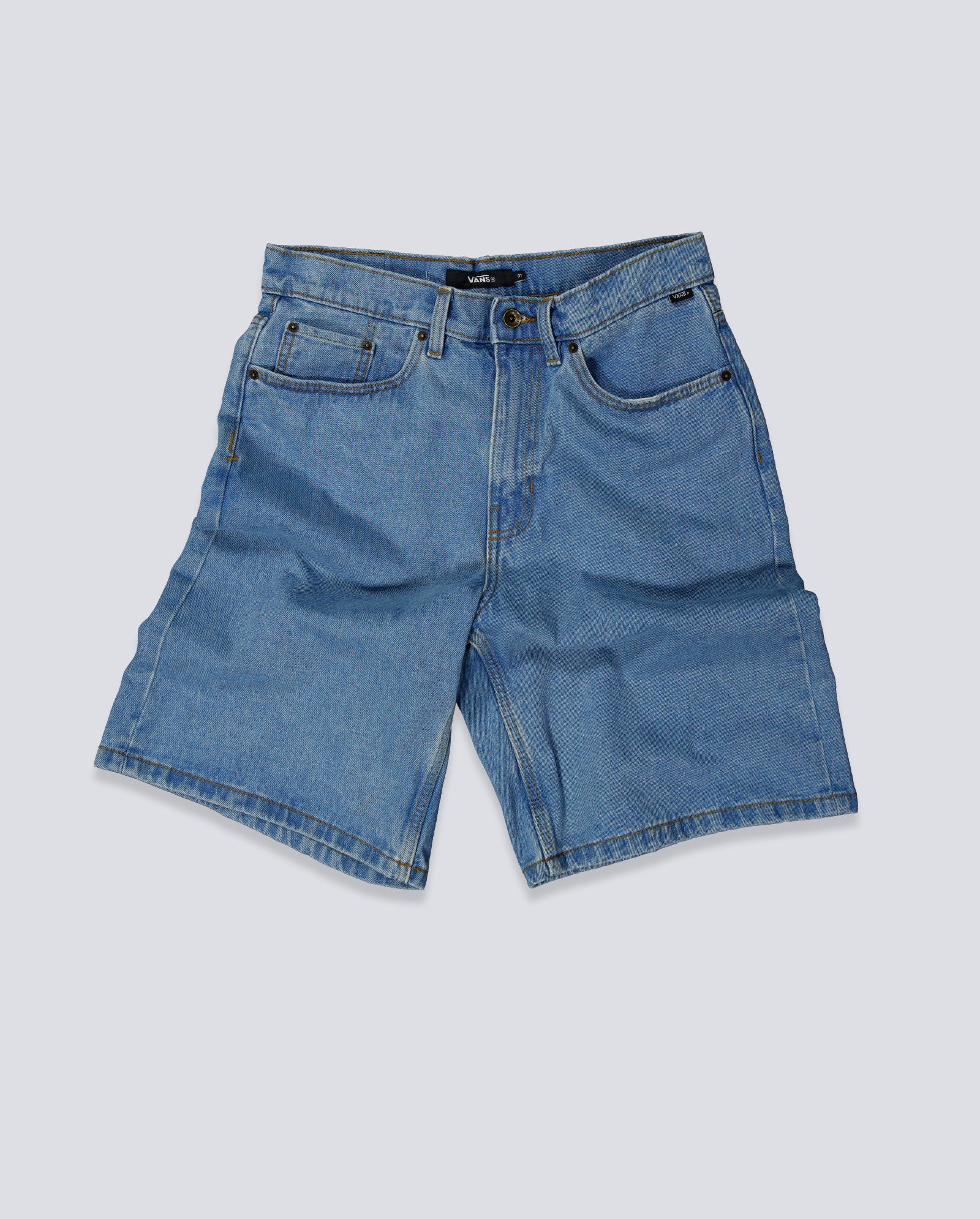 Pantalón Corto Vans Check-5 Baggy Denim Azul Unisex VN000C9VCDX1