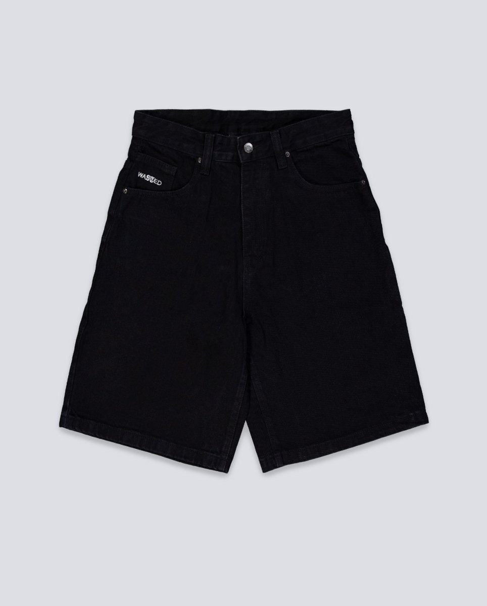 Pantalón Corto Wasted Paris Prey Casper Negro Unisex WSTDSS25-25-WSH