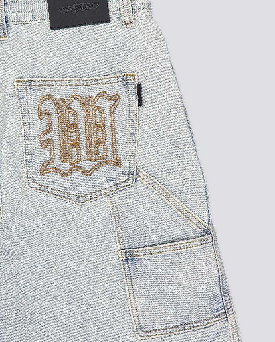 Pantalón Corto Wasted Paris Signature Hammer Azul Claro Hombre WSTDSS25-30-LTBL