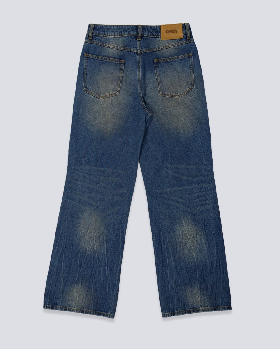 Pantalón Obey Emily 5 Pockets Azul Mujer 242010070