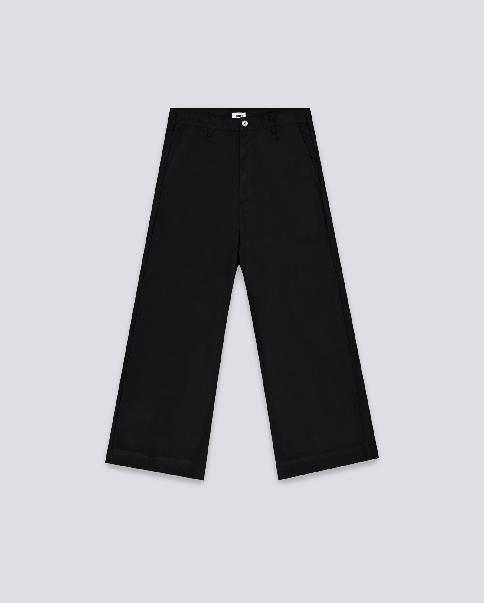 Pantalón Obey Oliver Pleated Negro Hombre 142020243-BLK