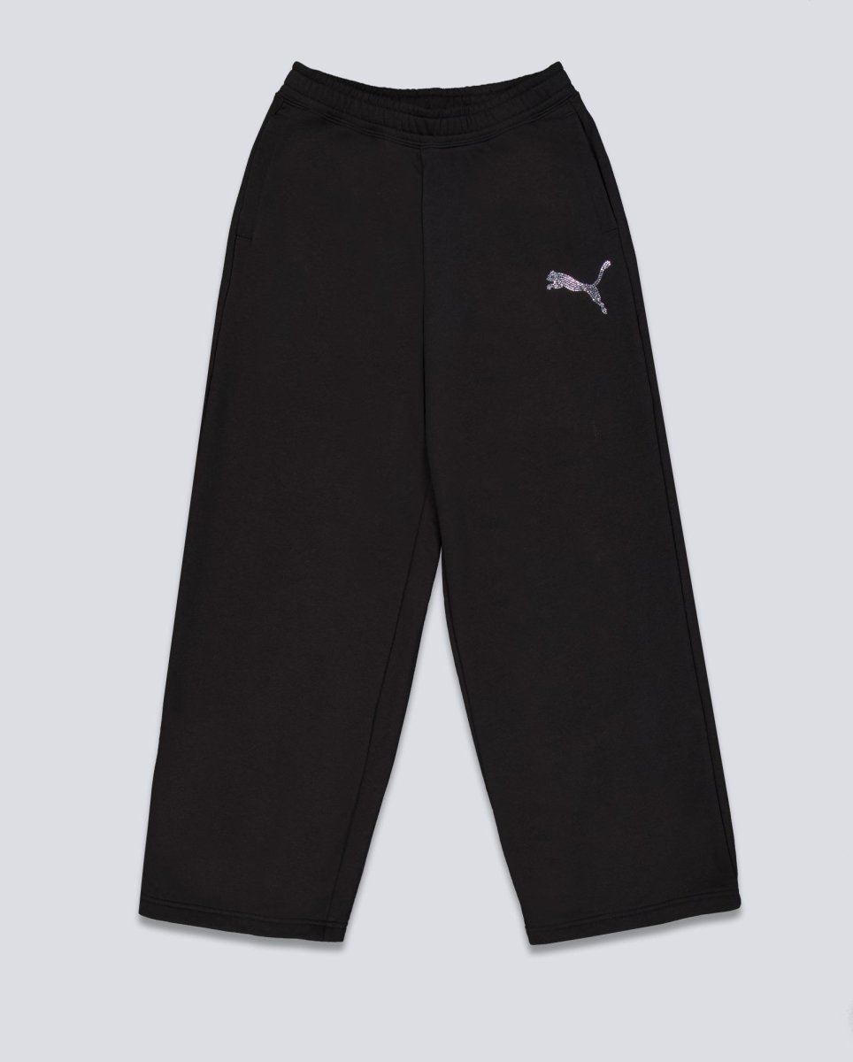 Pantalón Puma Essential Graphics Bedazzled Negro Mujer 634567-01