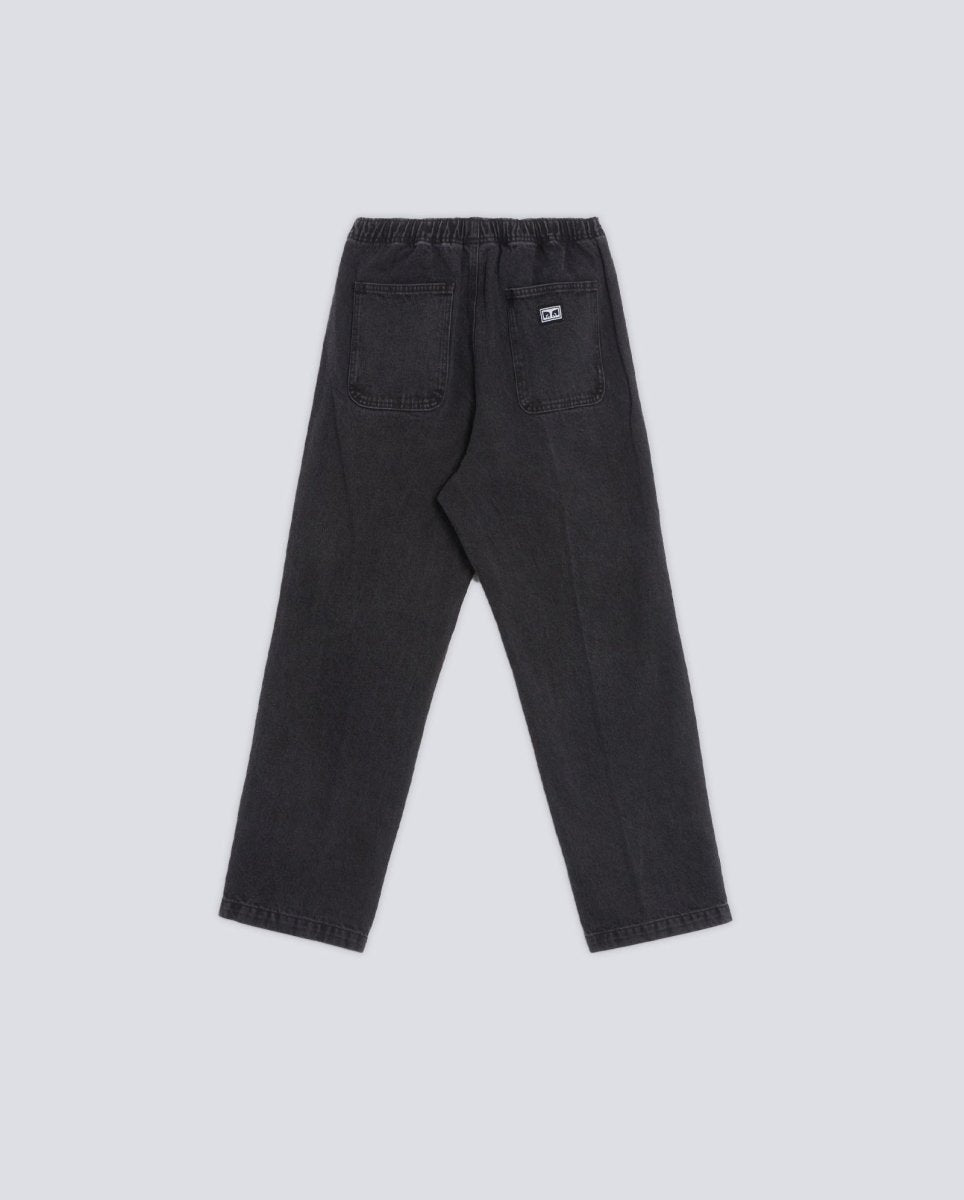 Pantalón Vaquero Obey Easy Denim Negro Hombre 142010079-RSI