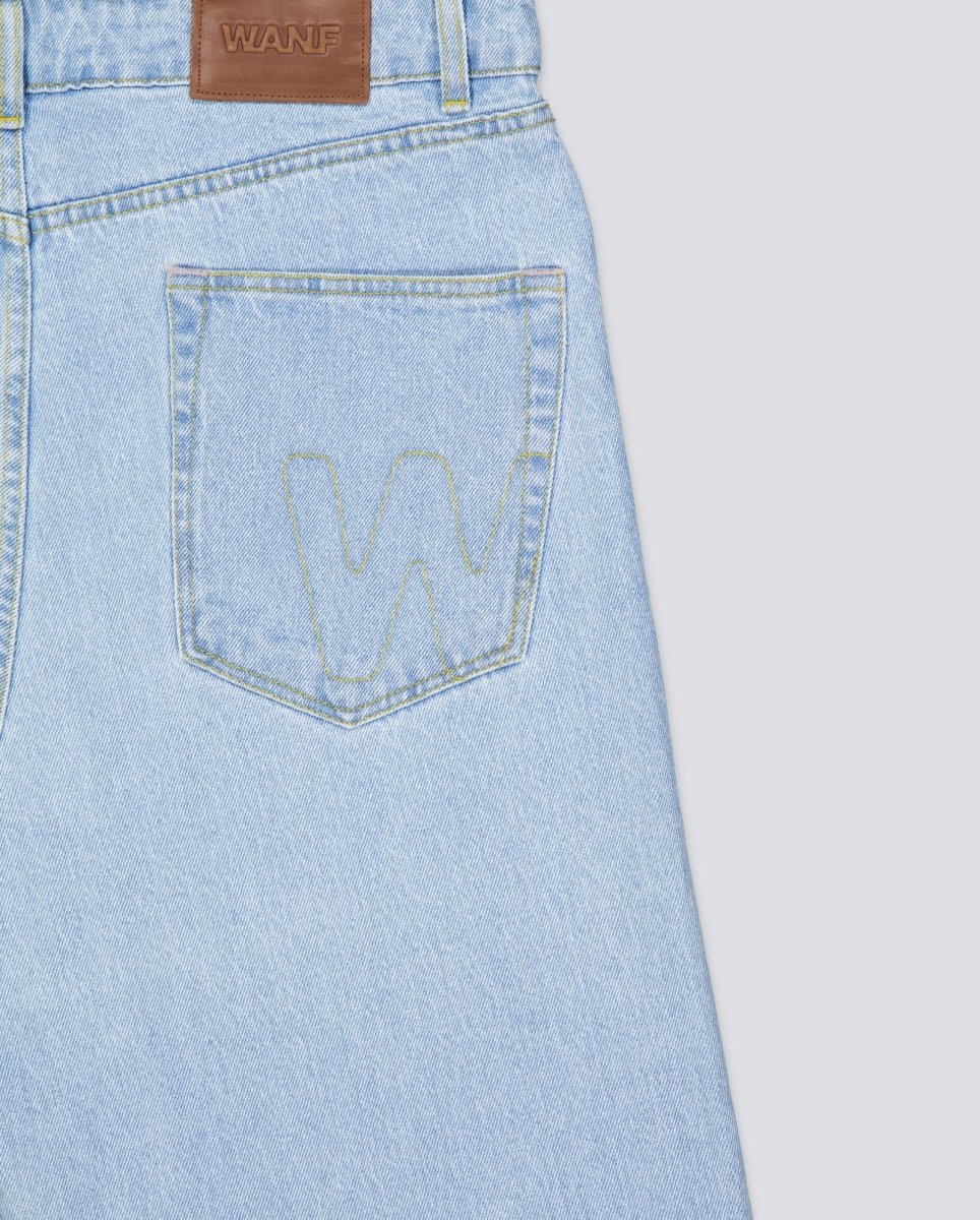 Pantalón Vaquero We Are Not Friends Venice Pleat Azul Hombre WANFSS25-20 jeans